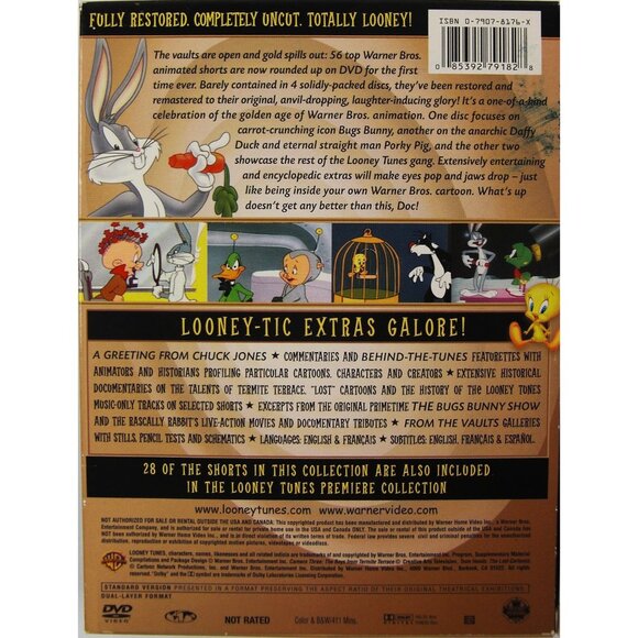 Looney Tunes - Golden Collection: Vol. 1 (DVD, 2003, 4-Disc Set) - Picture 2 of 7